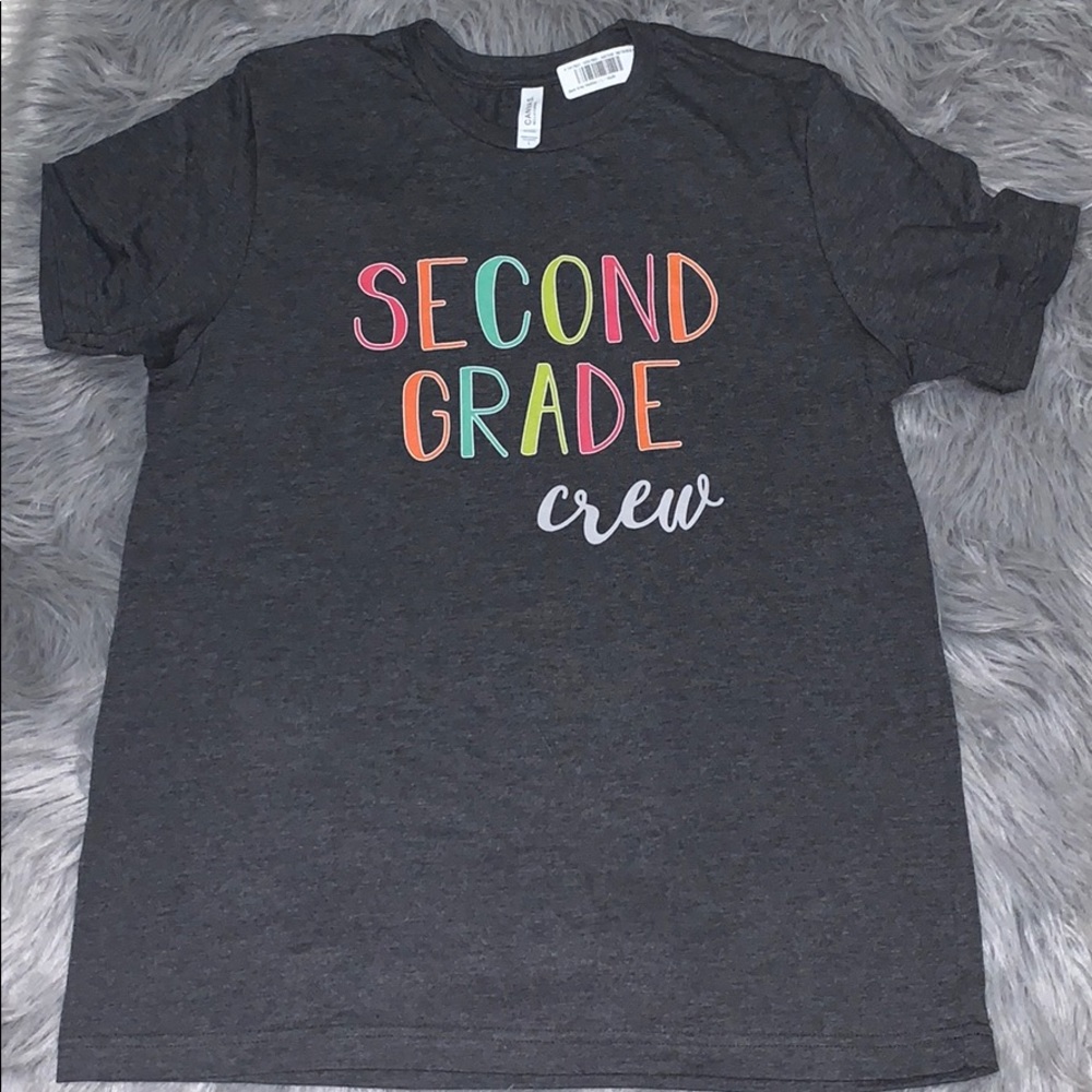 Teacher T-shirt Second Grade Crew